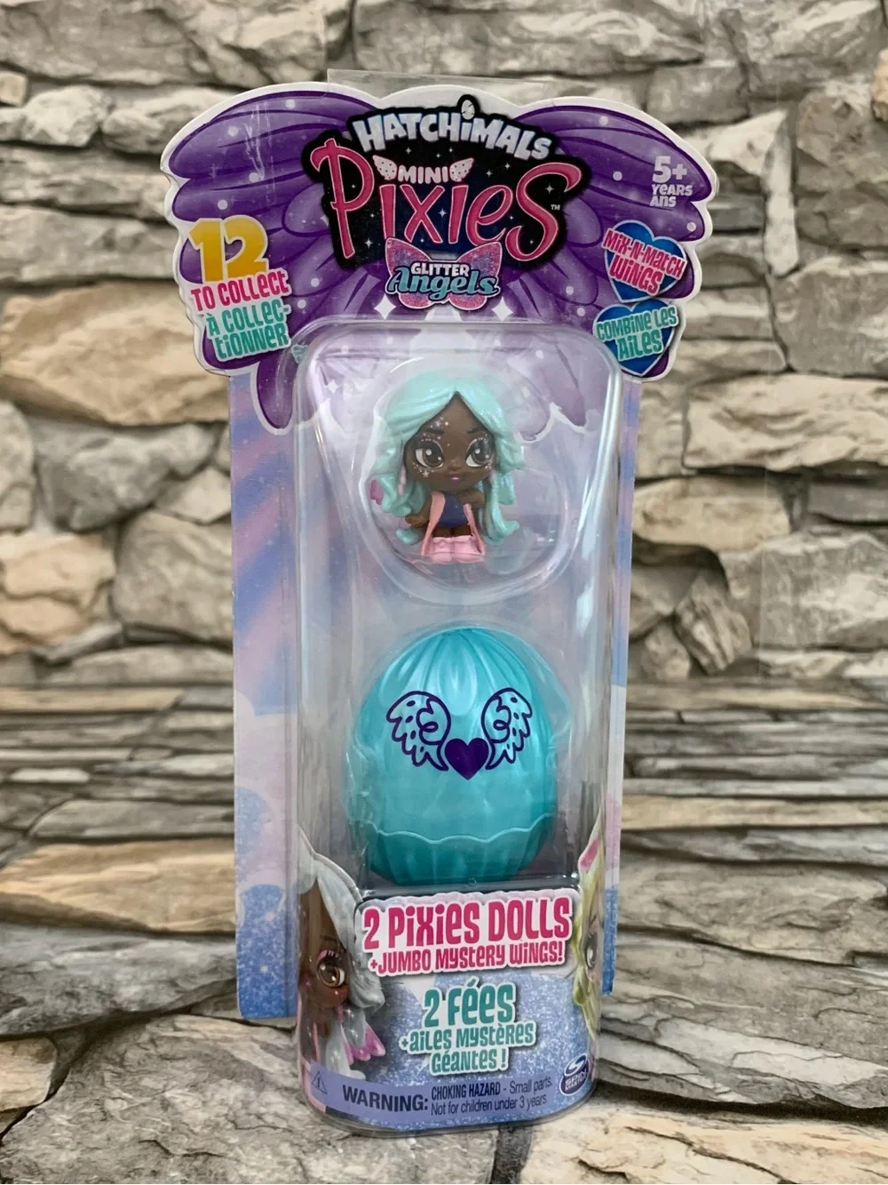 Hatchimals Mini Pixies Glitter Angels Mystery Doll Jumbo Wings Fashion Toy Set